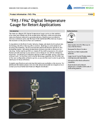 Thumbnail of document Data Sheet - FH3/FH4 Digital Temperature Gauge